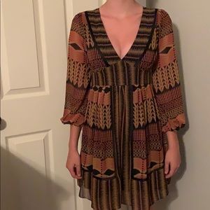 BCBG Aztec print dress